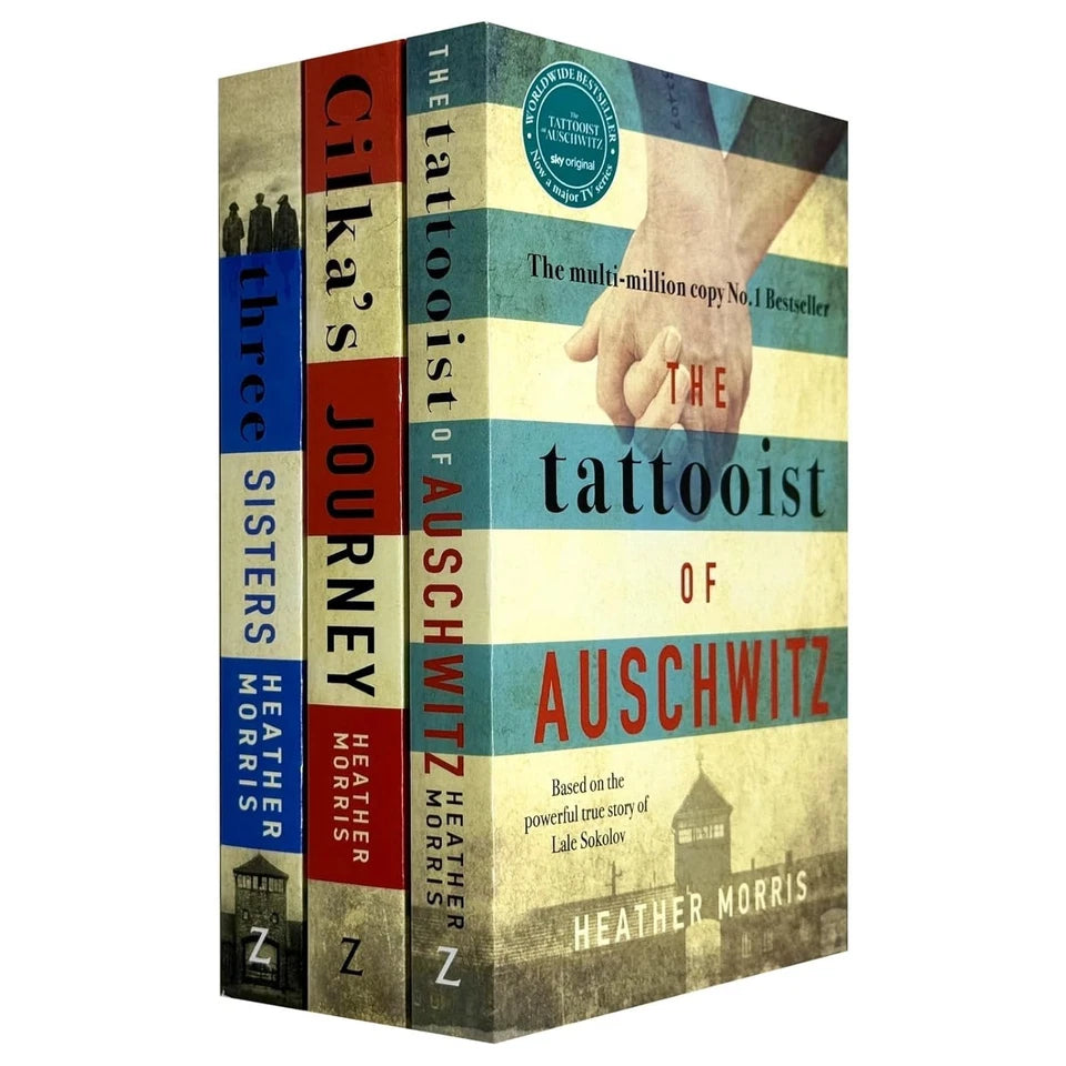 Tattooist of Auschwitz 3 Books Collection Set by Heather Morris - Paperback Fiction Trilogy
