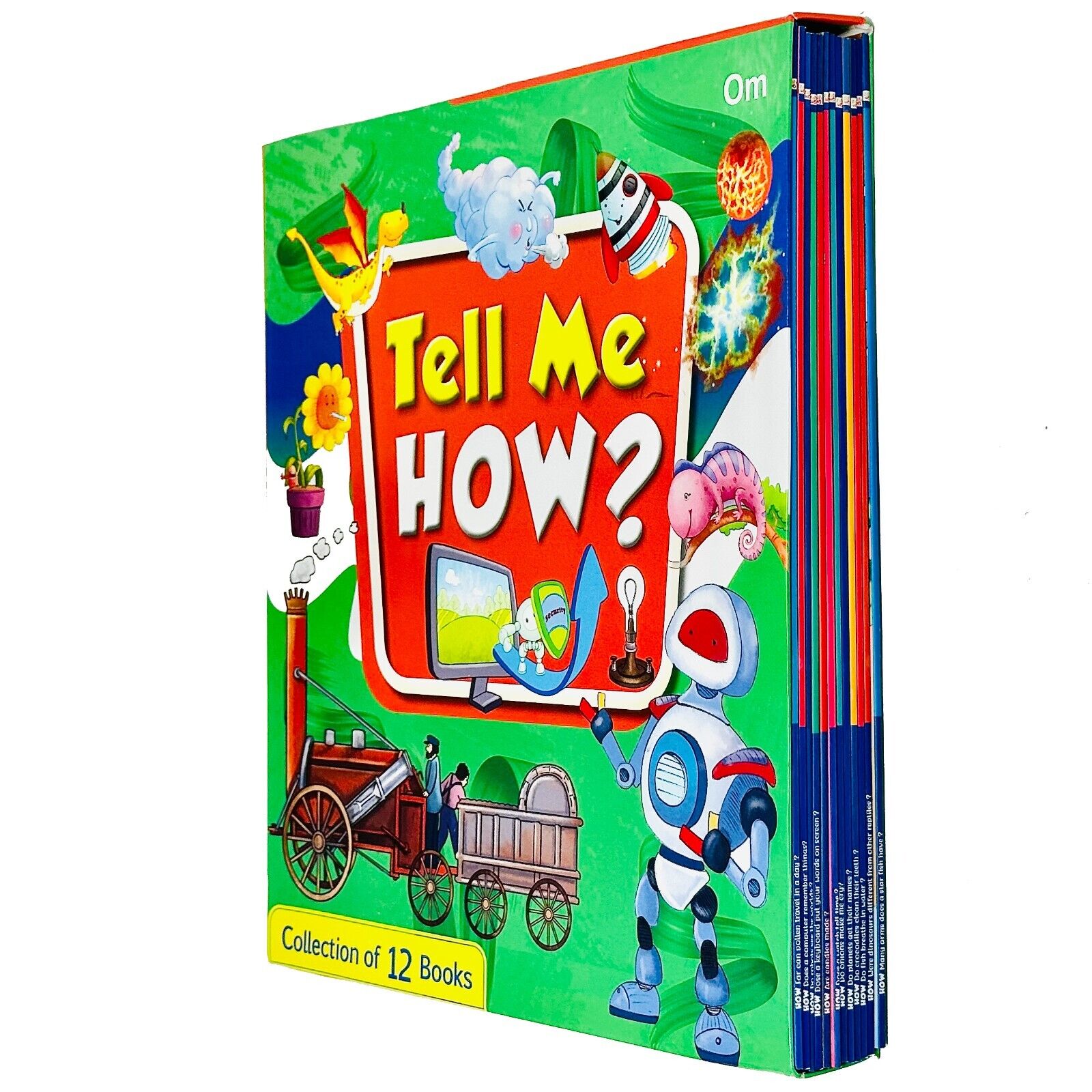 Tell Me How? Encyclopedia Collection of 12 Books paperback set for ages 6-8, front cover featuring How Do Fish Breathe In Water