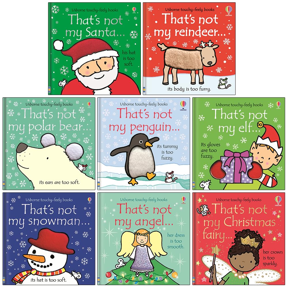 That's Not My Christmas Collection 8 board books by Fiona Watt box set for babies and toddlers