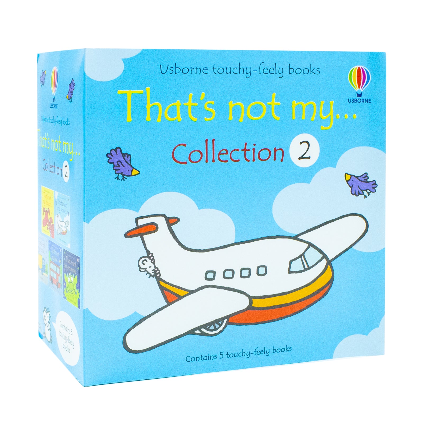 Usborne That's Not My... Collection 2 five book board book set by Fiona Watt for ages 0-3 - front cover set