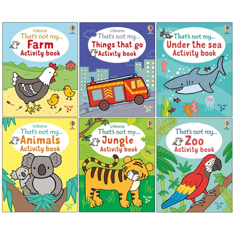 That's Not My Zoo Activity Book cover - Usborne paperback activity book for ages 3-5