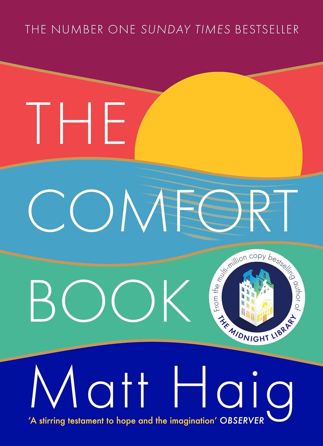 The Comfort Book by Matt Haig - Paperback non-fiction memoir cover, brand new UK edition