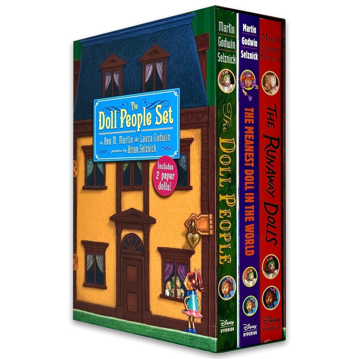 The Doll People 3 Books Collection Box Set by Ann M. Martin and Laura Godwin, paperback, ages 8-12