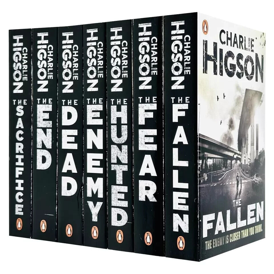 The Enemy Series by Charlie Higson - 7 Books Collection Set featuring The Enemy and The Dead - Paperback Young Adult Zombie Horror