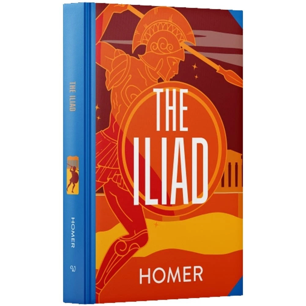 The Iliad by Homer, Wilco Classics sprayed edge premium hardback edition, front cover
