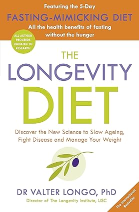 The Longevity Diet by Dr Valter Longo - paperback edition, ISBN 9781405933940 - Lets Buy Books