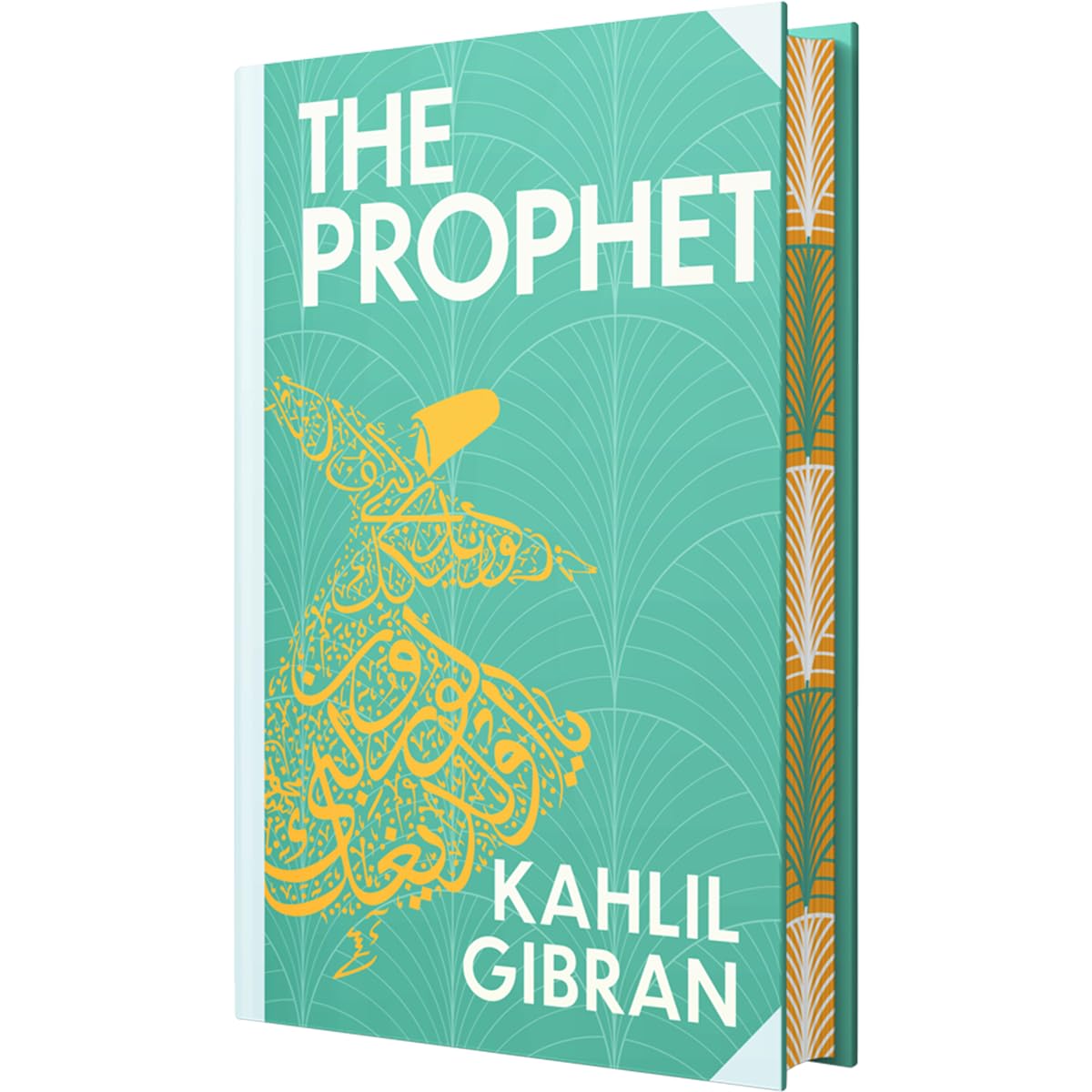 The Prophet by Kahlil Gibran - sprayed edge premium hardback front cover, classic poetry and philosophy book