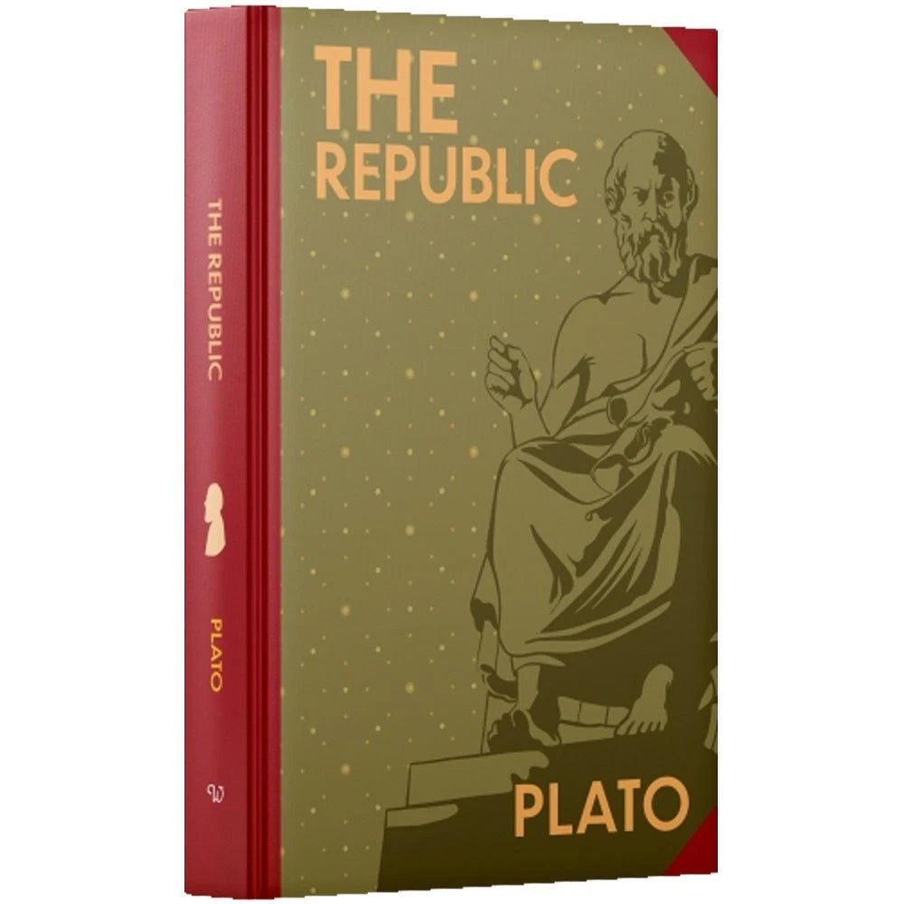 The Republic by Plato, Wilco Classics sprayed edge premium hardback edition, front cover