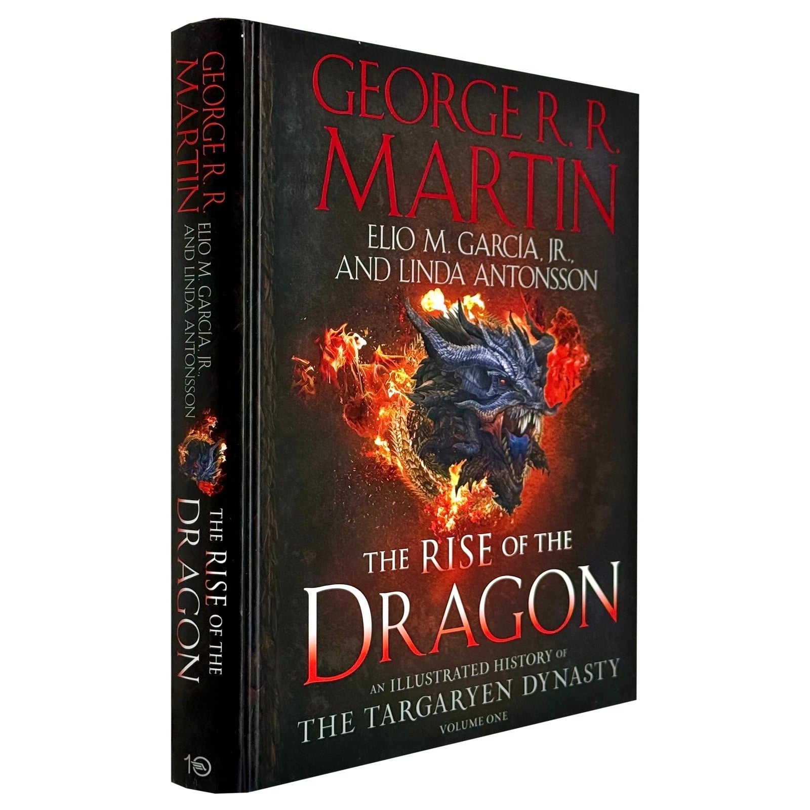 The Rise of the Dragon by George R. R. Martin - illustrated Targaryen history hardback front cover