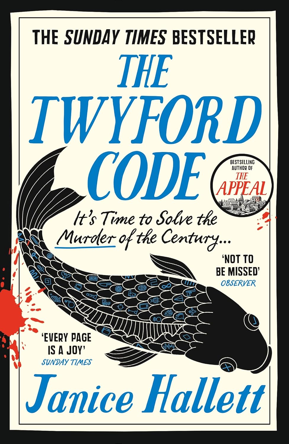 The Twyford Code by Janice Hallett - award-winning crime thriller paperback front cover