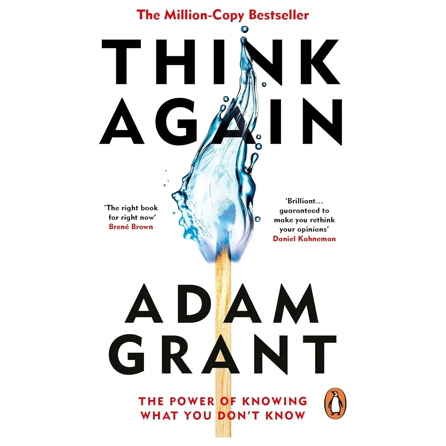 Think Again by Adam Grant - Non Fiction Hardback book cover, brand new UK edition