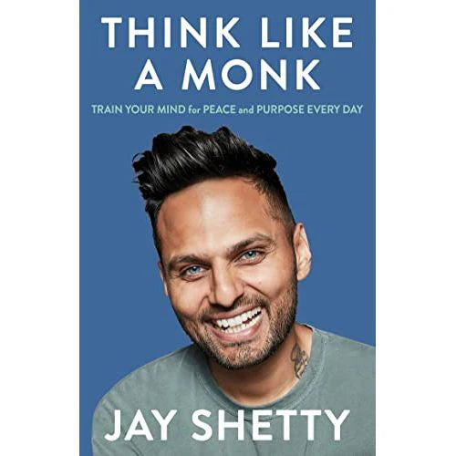 Think Like a Monk by Jay Shetty - Sunday Times Number One Bestseller - Thorsons paperback edition cover