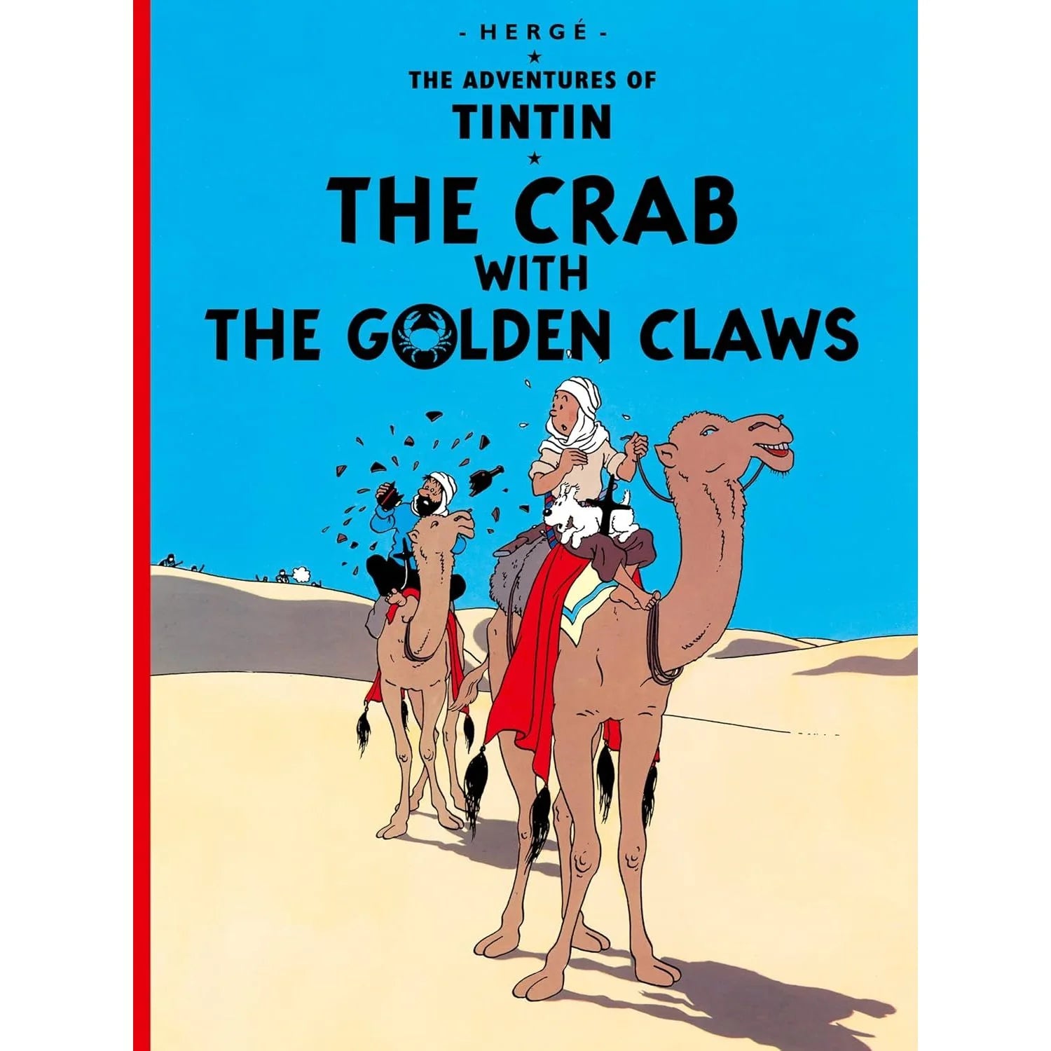 The Crab with the Golden Claws - The Adventures of Tintin by Hergé - Paperback graphic novel front cover