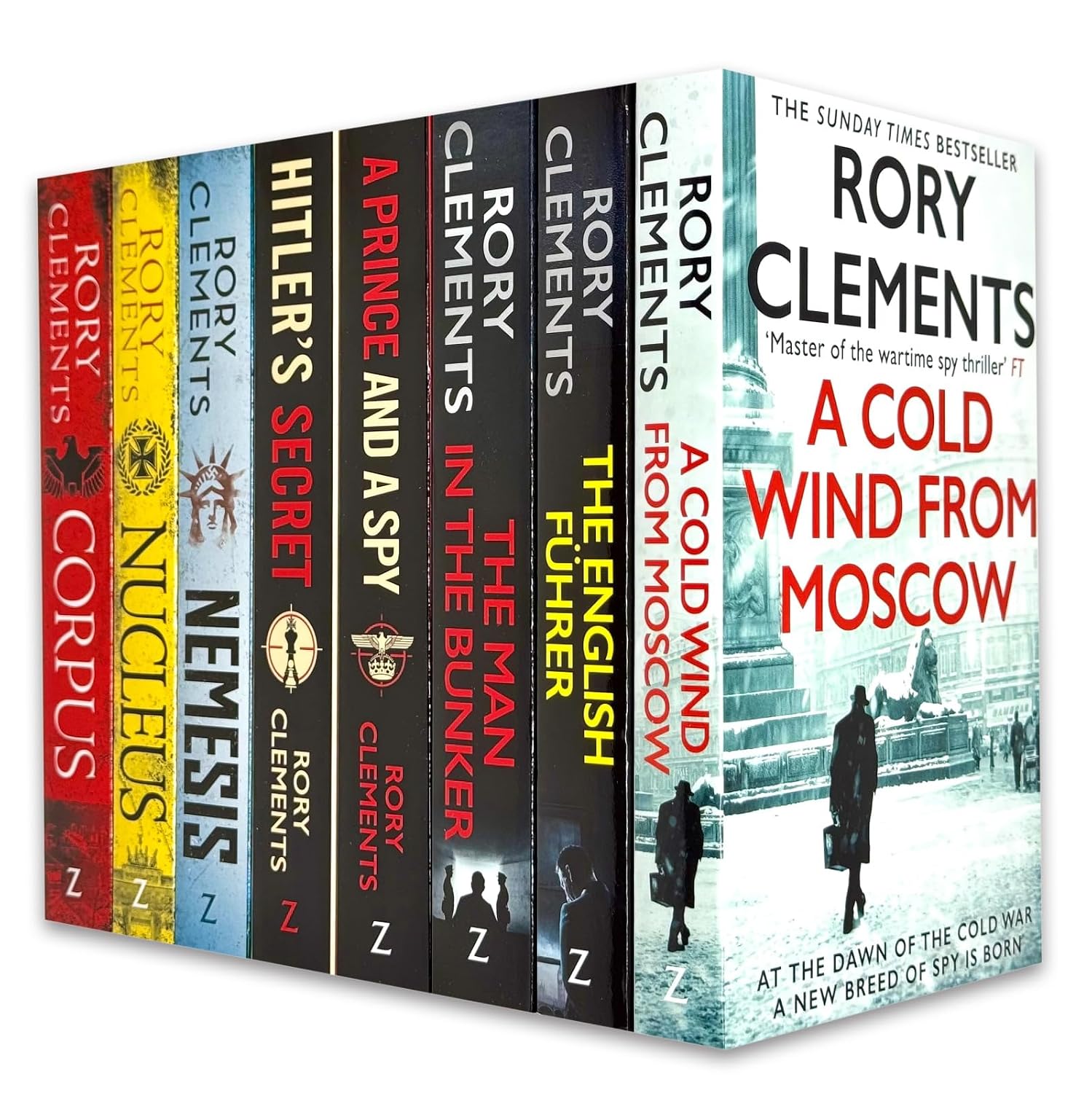 Tom Wilde Series 8 Books Collection Set by Rory Clements - brand new paperback historical spy thriller set