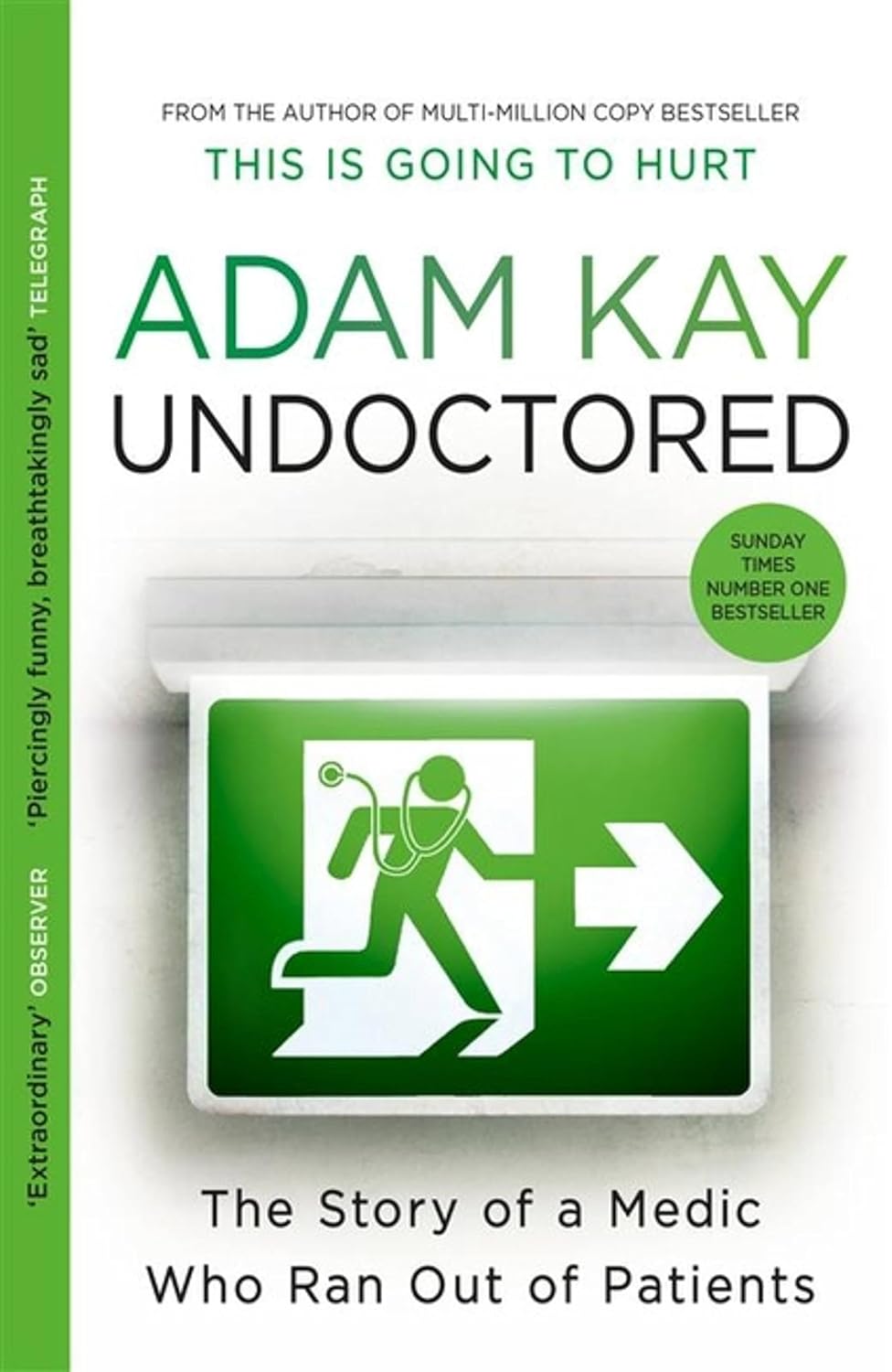 Undoctored: The Story of a Medic Who Ran Out of Patients by Adam Kay - Non Fiction Paperback memoir cover