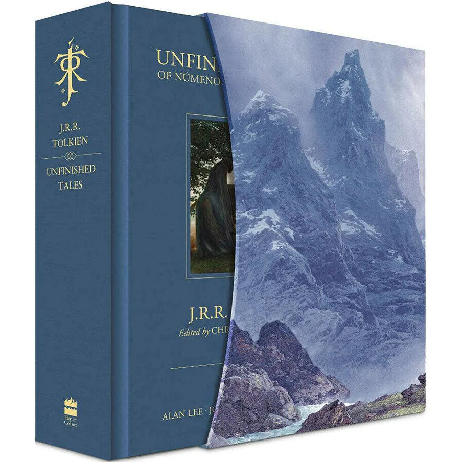 Unfinished Tales by J.R.R. Tolkien - 40th Anniversary Illustrated Slipcased Hardback edition cover