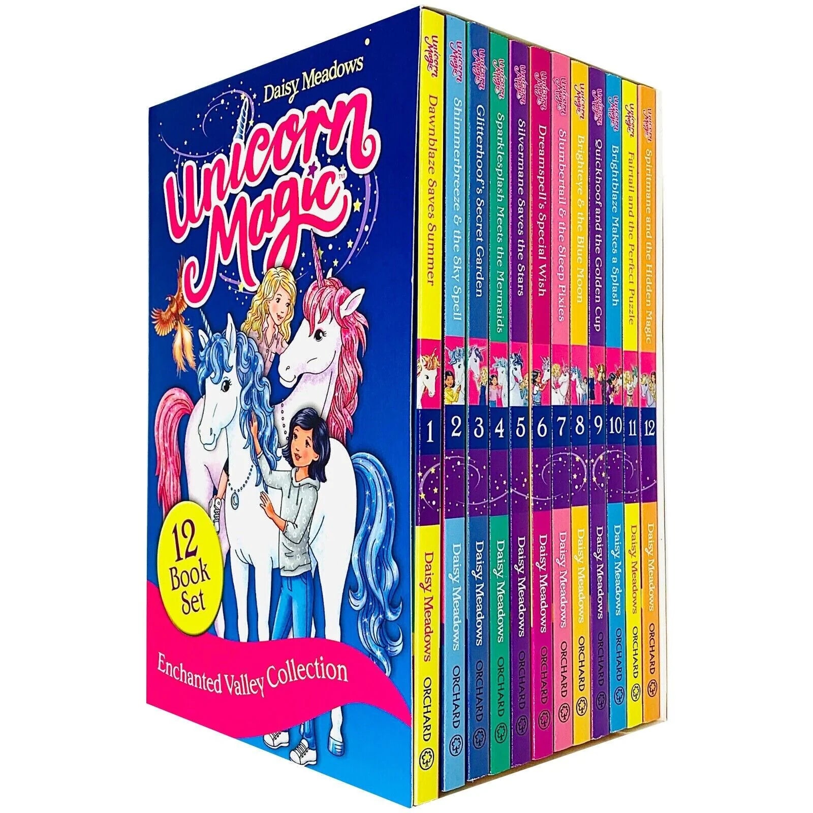 Unicorn Magic Enchanted Valley 12 Books Collection Set by Daisy Meadows - Paperback - Ages 5-7