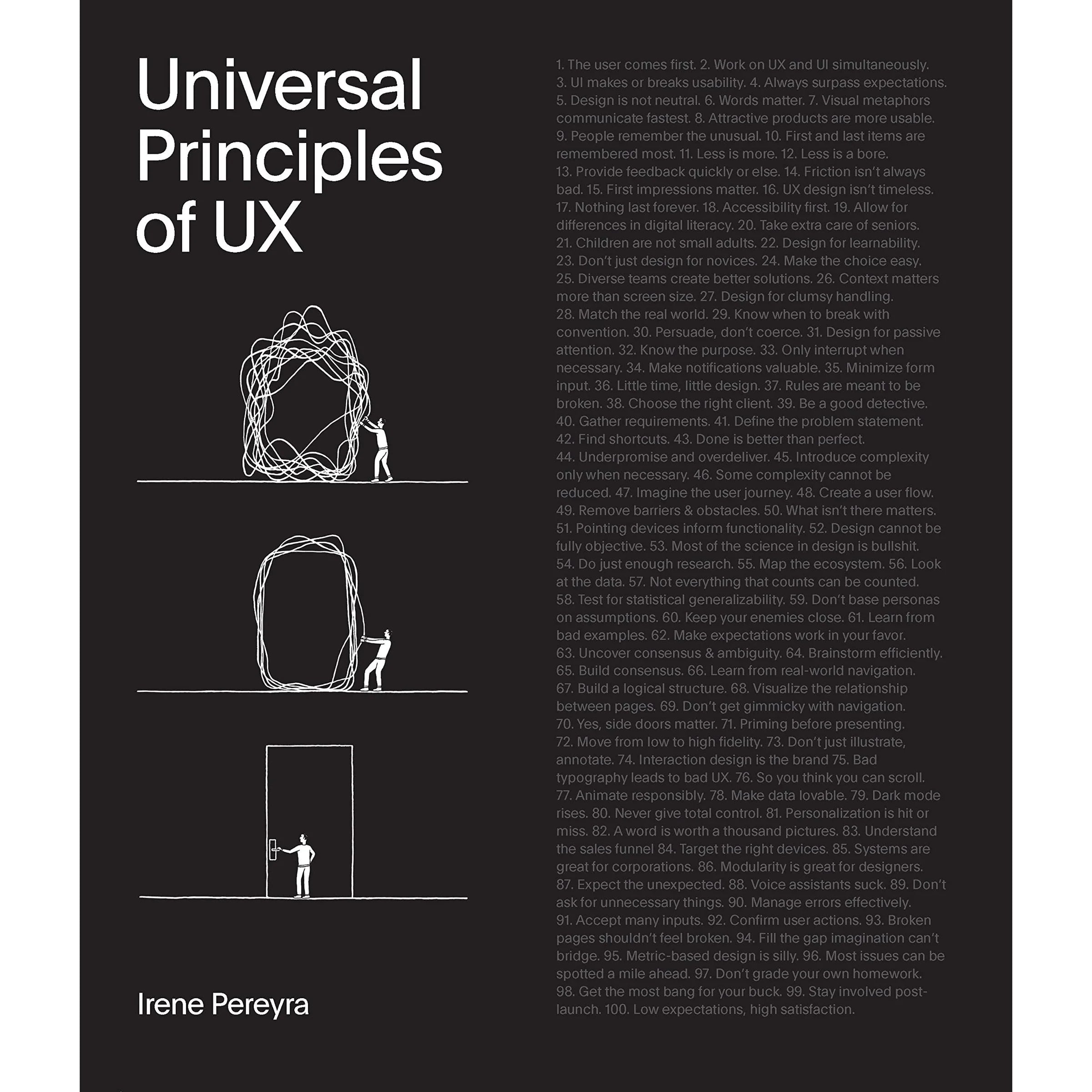 Universal Principles of UX by Irene Pereyra - hardback UX design reference book, Rockport Universal series
