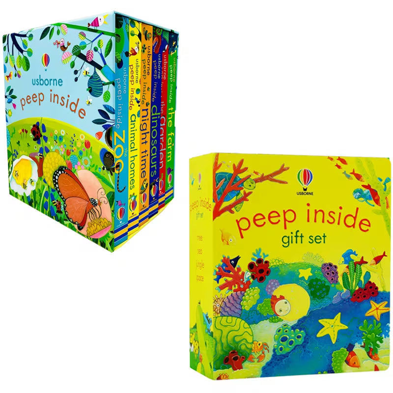 Usborne Peep Inside 10 Books Collection Set by Anna Milbourne - lift-the-flap board books for ages 2-6