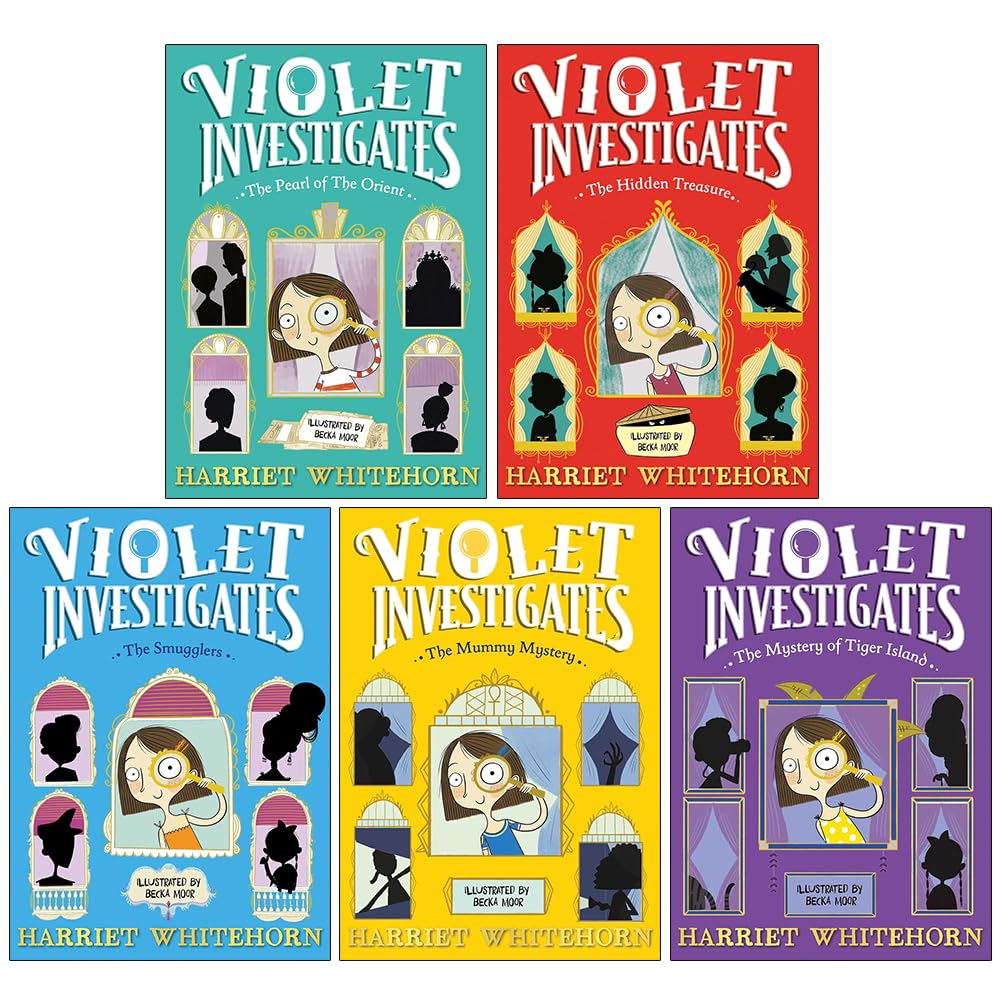 Violet Investigates 5 Books Collection Set by Harriet Whitehorn - paperback cover, ages 5-8