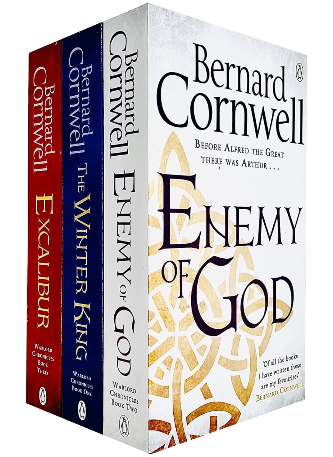 Warlord Chronicles by Bernard Cornwell 3 Books Collection Set - The Winter King, Enemy of God, Excalibur - Paperback