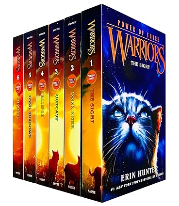 Warriors Power of Three Series 3 by Erin Hunter - 6 Books Paperback Collection Set - Ages 8-12