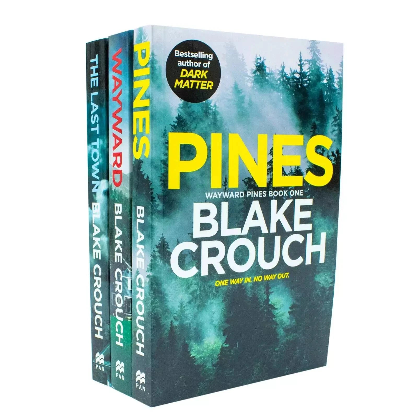 Wayward Pines Trilogy 3 Books Collection Set by Blake Crouch - Pines, Wayward, The Last Town - Paperback front cover