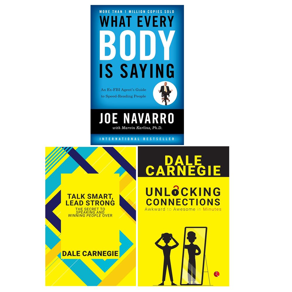 What Every BODY Is Saying by Joe Navarro and Marvin Karlins - paperback book cover, part of 3 book communication set