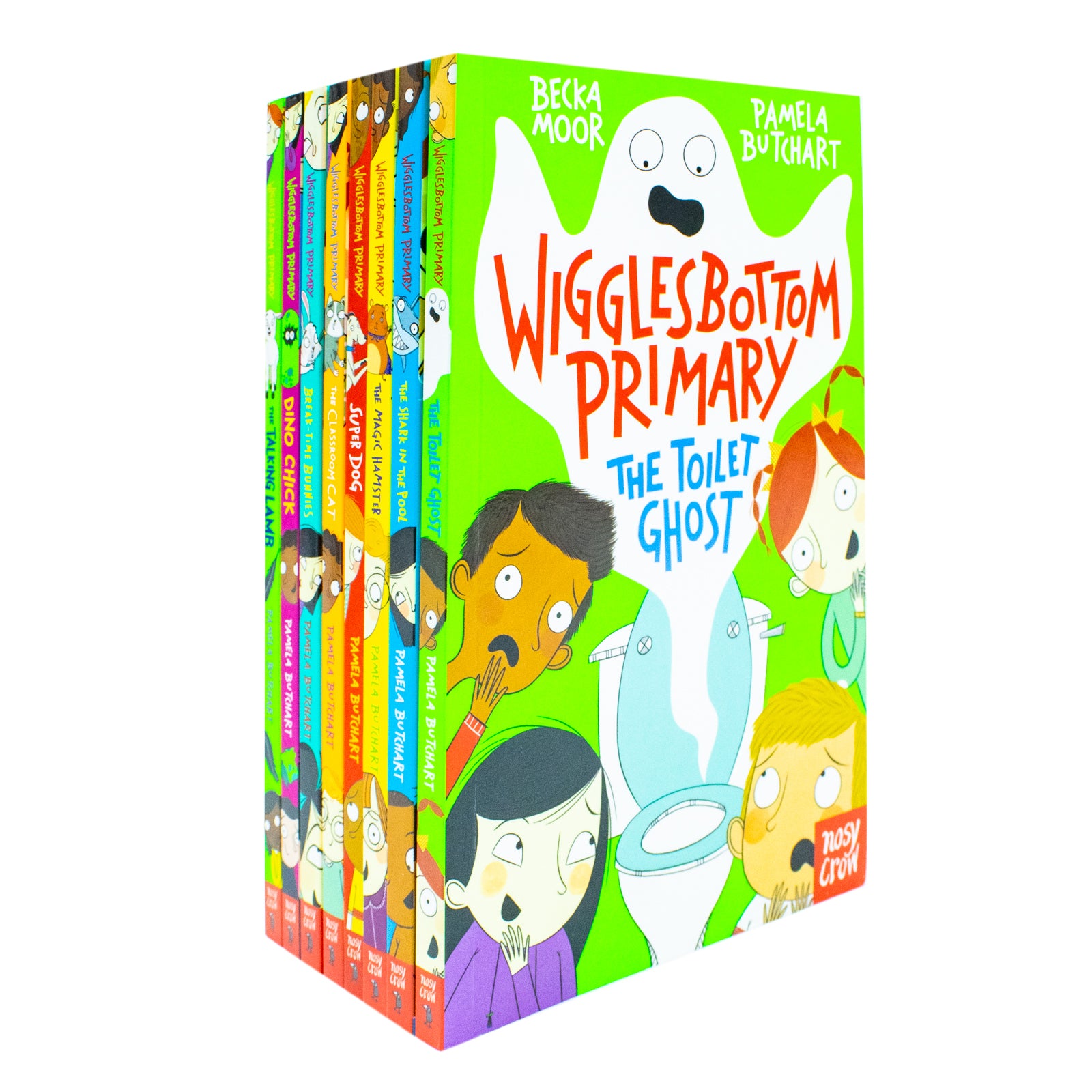 Wigglesbottom Primary Series 8 Books Collection Set by Pamela Butchart - Ages 5-7 Paperback childrens book set