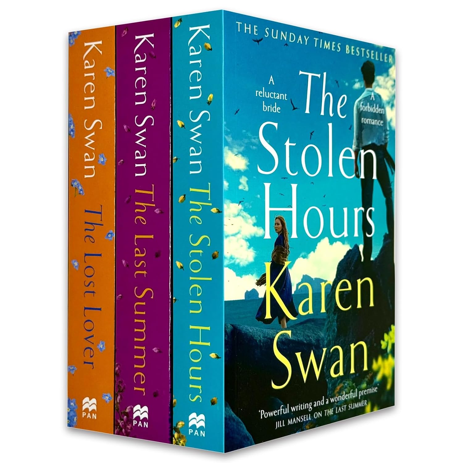 The Wild Isle Series by Karen Swan 3 Books Collection Set paperback - The Last Summer, The Stolen Hours, The Lost Lover