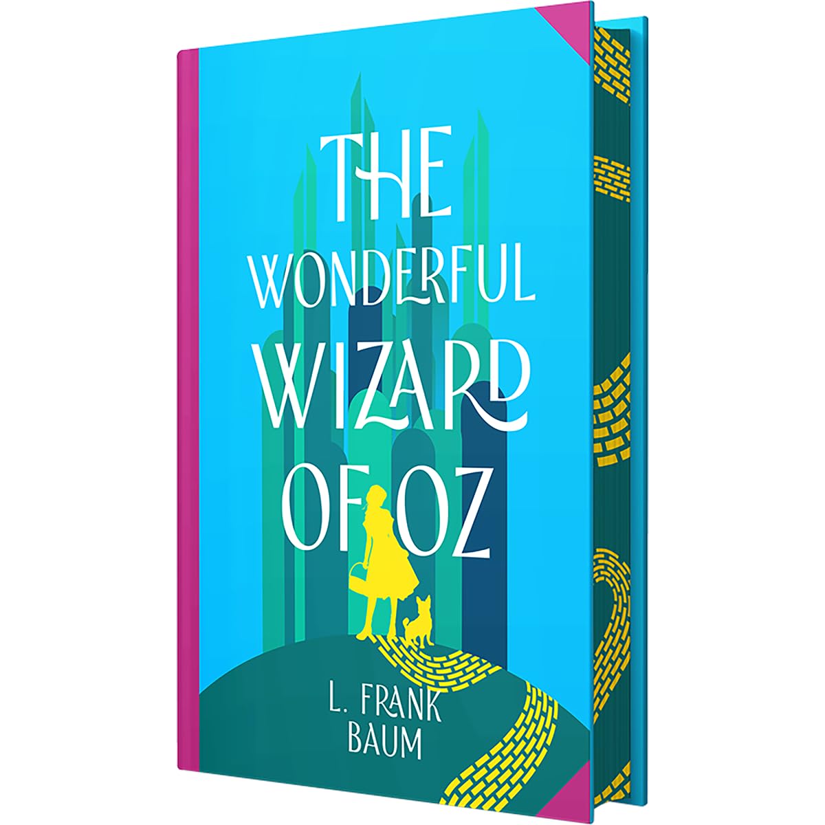 The Wonderful Wizard of Oz by L. Frank Baum - Wilco Classics sprayed edge hardback front cover