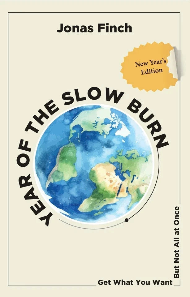 Year of the Slow Burn by Jonas Finch - Non Fiction paperback front cover