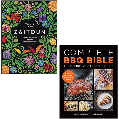 Zaitoun by Yasmin Khan & Complete BBQ Bible by Andy Husbands and Chris Hart - 2 Books Cookery Collection Set - Mixed Format