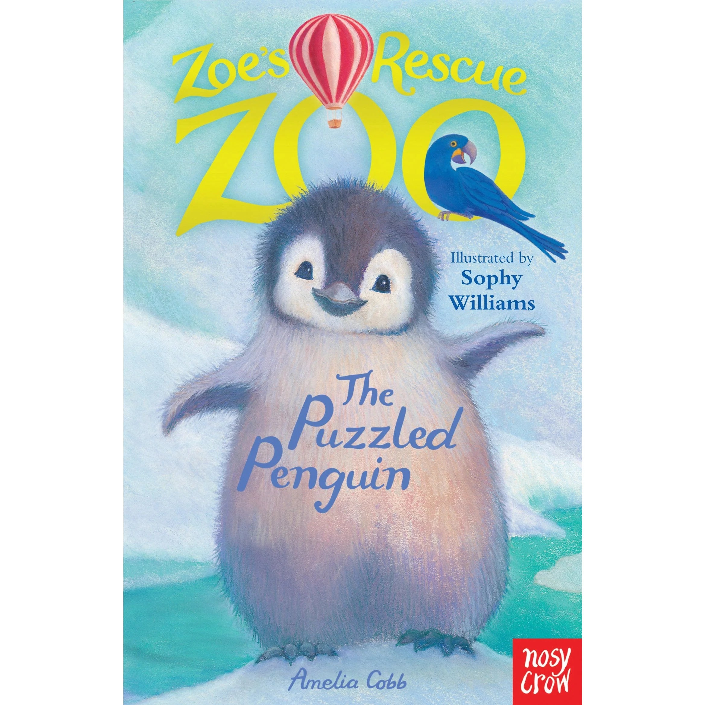 Zoe's Rescue Zoo: The Puzzled Penguin by Amelia Cobb - paperback children's chapter book cover, ages 5-7