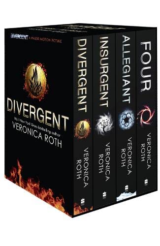 Divergent Series Box Set (books 1-4 plus World of Divergent) Insurgent Paperback - Lets Buy Books