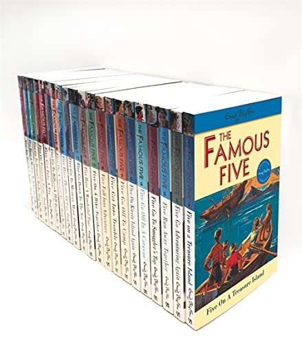 Famous Five 21 Book Complete Classic Edition Box Set (Five on A Treasure Island) - Lets Buy Books