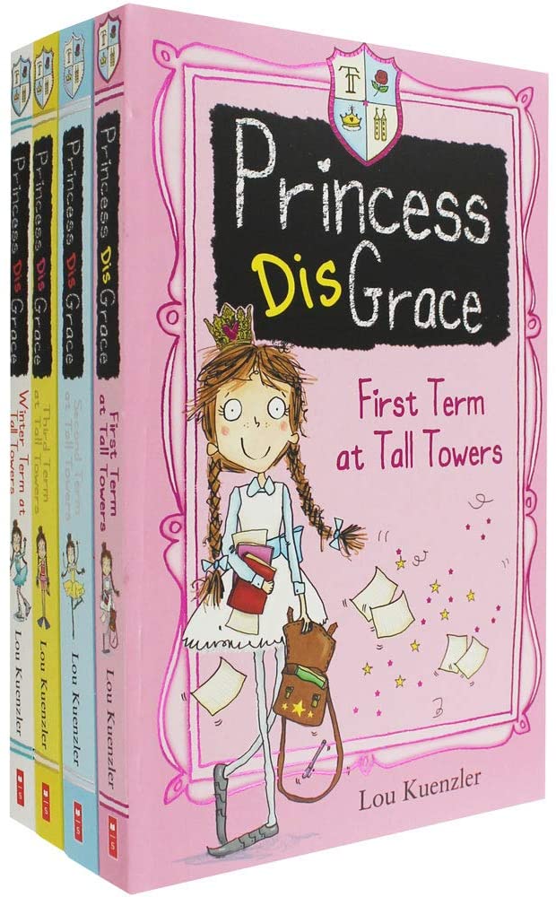 Lou Kuenzler 4 Books Collection Set Princess Disgrace (First Term at Tall Towers) Paperback - Lets Buy Books