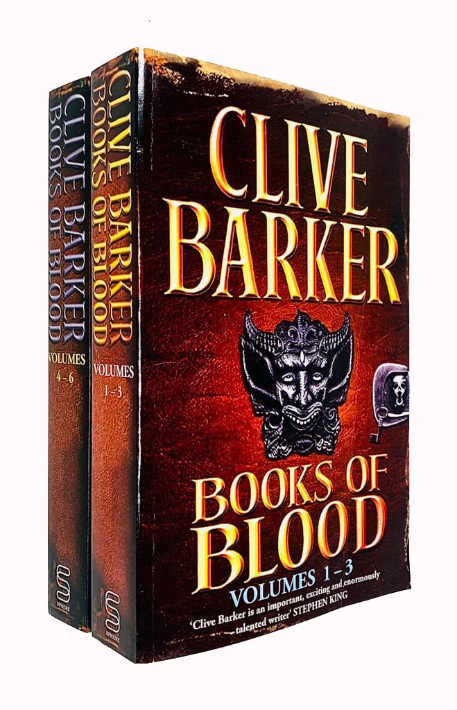Books Of Blood Omnibus Volumes 1-3 & 4-6 Collection 2 Books Set By Clive Barker - Lets Buy Books