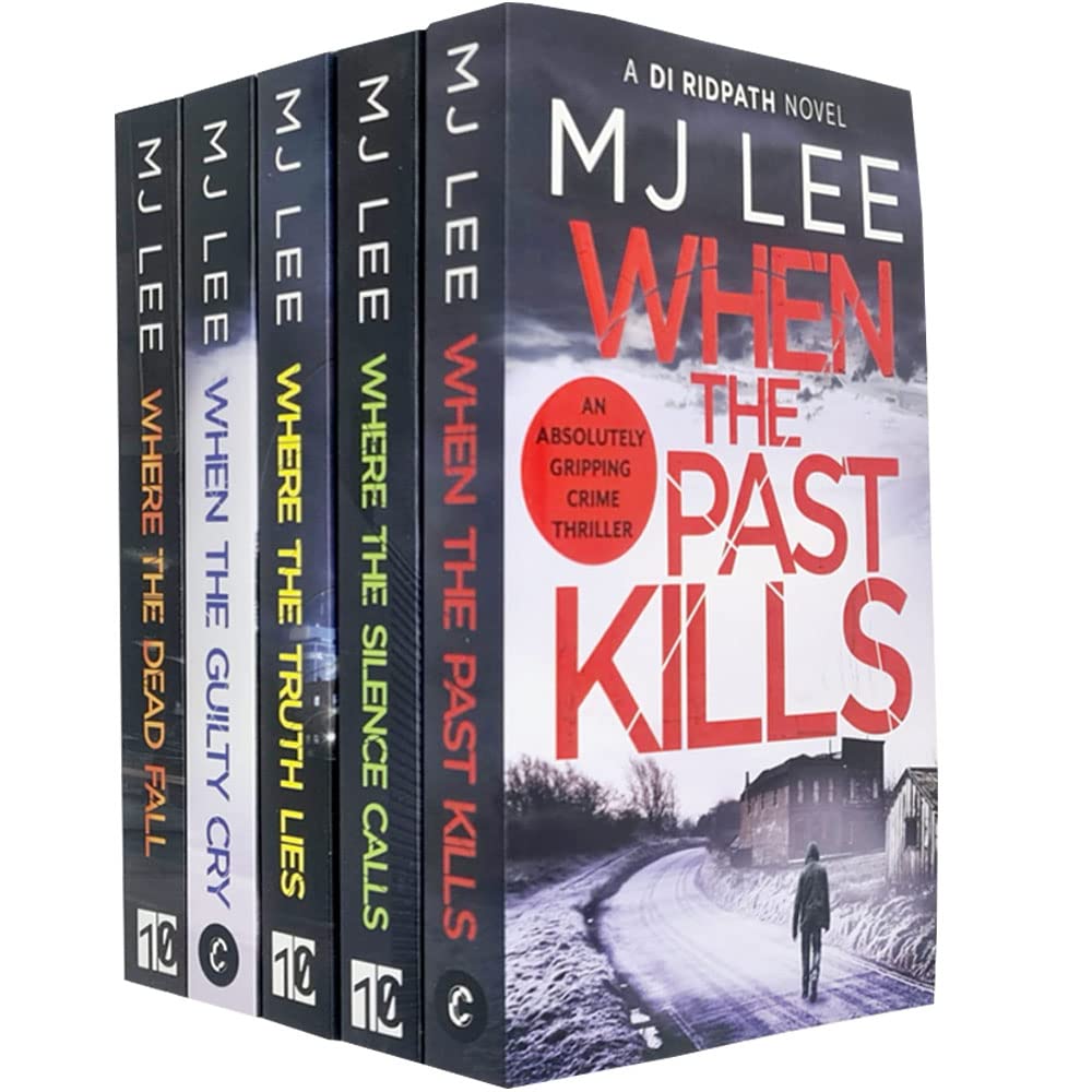 M J Lee DI Ridpath Series Collection 5 Books Set, When the Past Kills, When the Guilty Cry - Lets Buy Books
