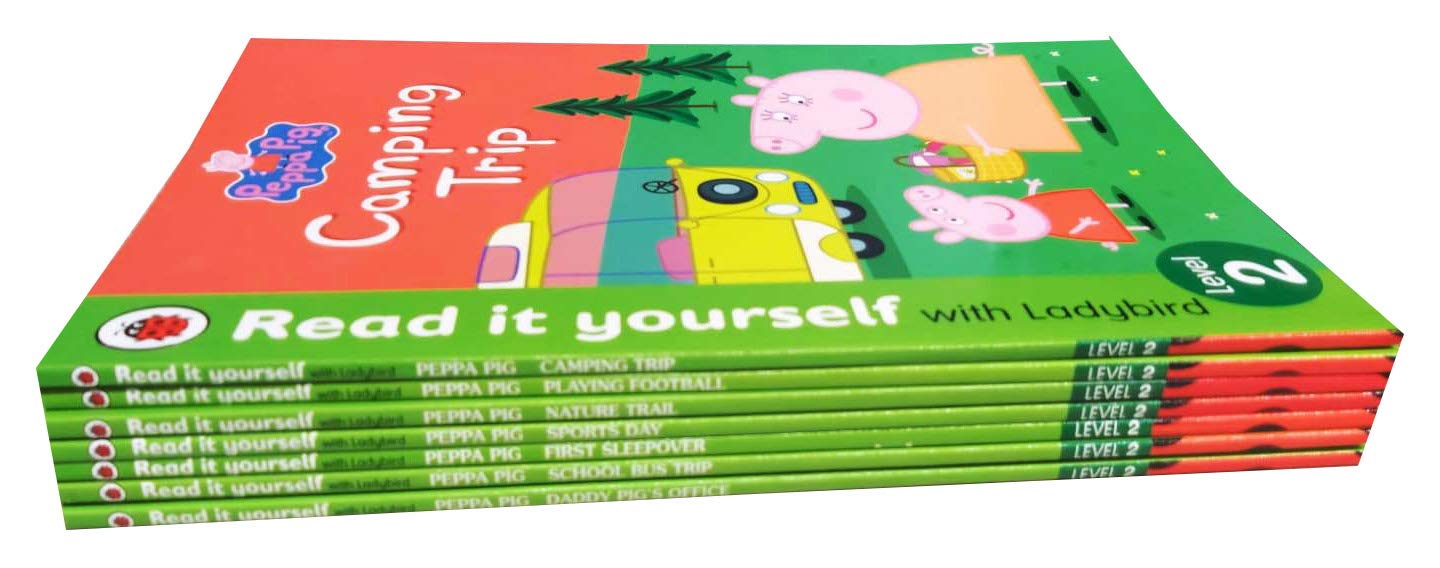 Peppa Pig Read It Yourself with Ladybird Level 2 : 7 Books Collection Set Paperback - Lets Buy Books