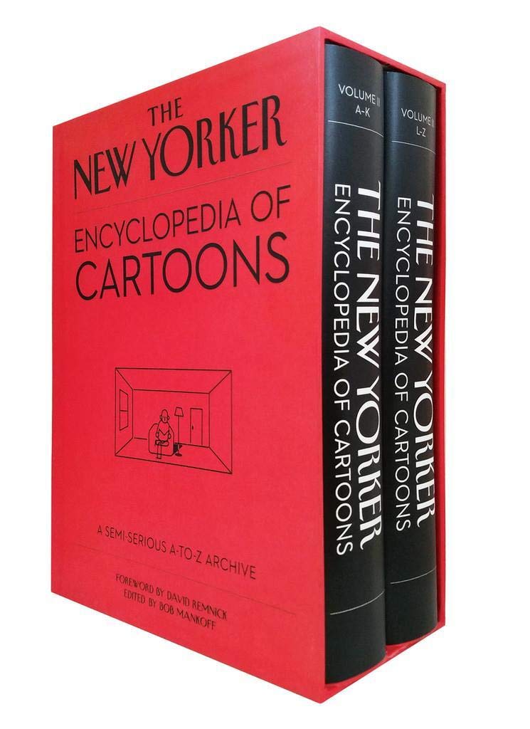 The New Yorker Encyclopedia of Cartoons By Bob Mankoff | Volume I & II | Hardcover - Lets Buy Books