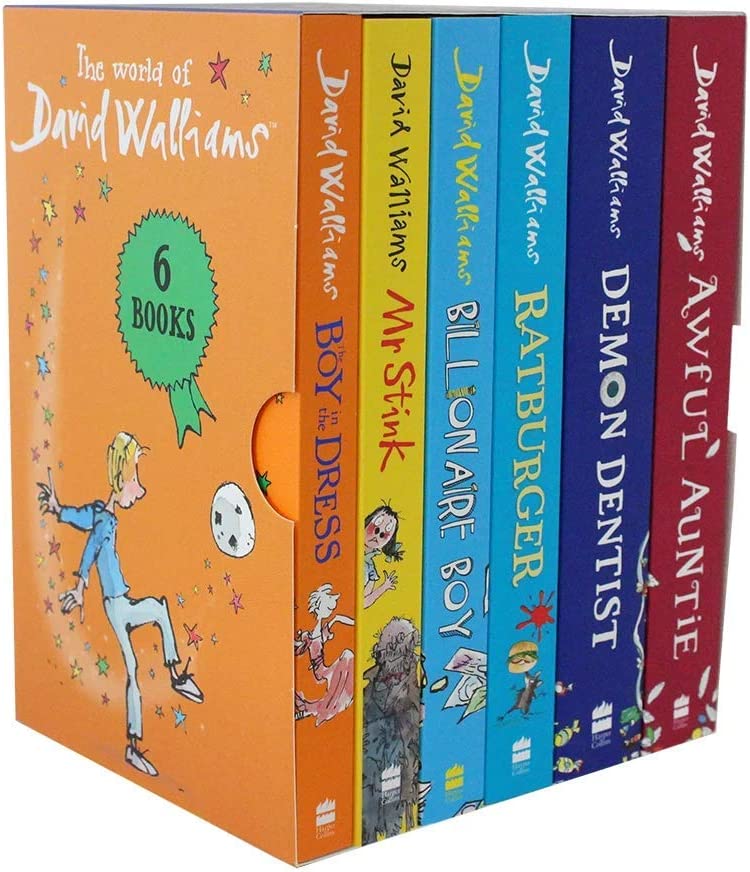 The World of David Walliams 6 Books Collection Box Set | The Boy in the Dress | Mr Stink | - Lets Buy Books