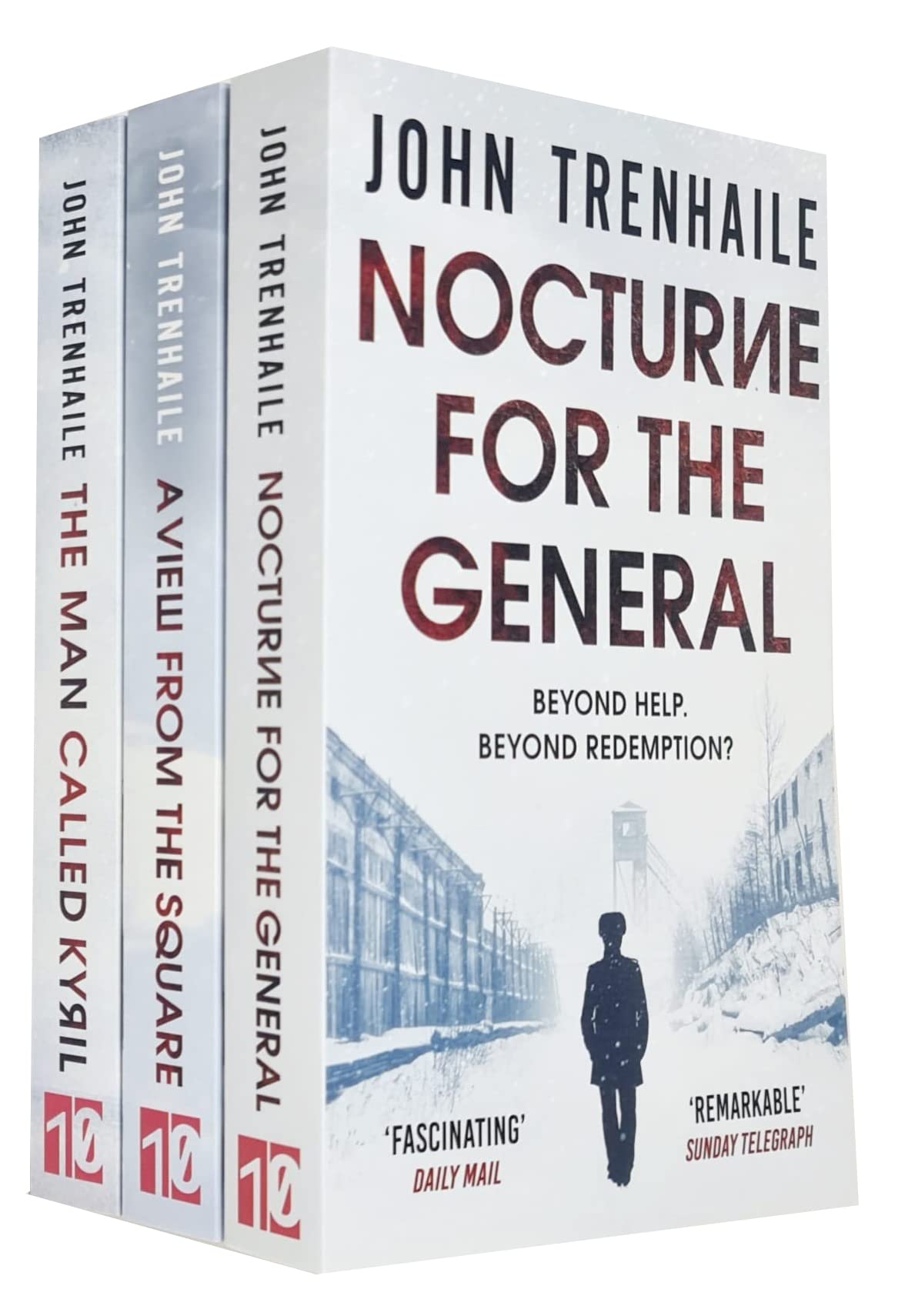 John Trenhaile The General Povin trilogy Collection 3 Books Set, A View from the Square - Lets Buy Books