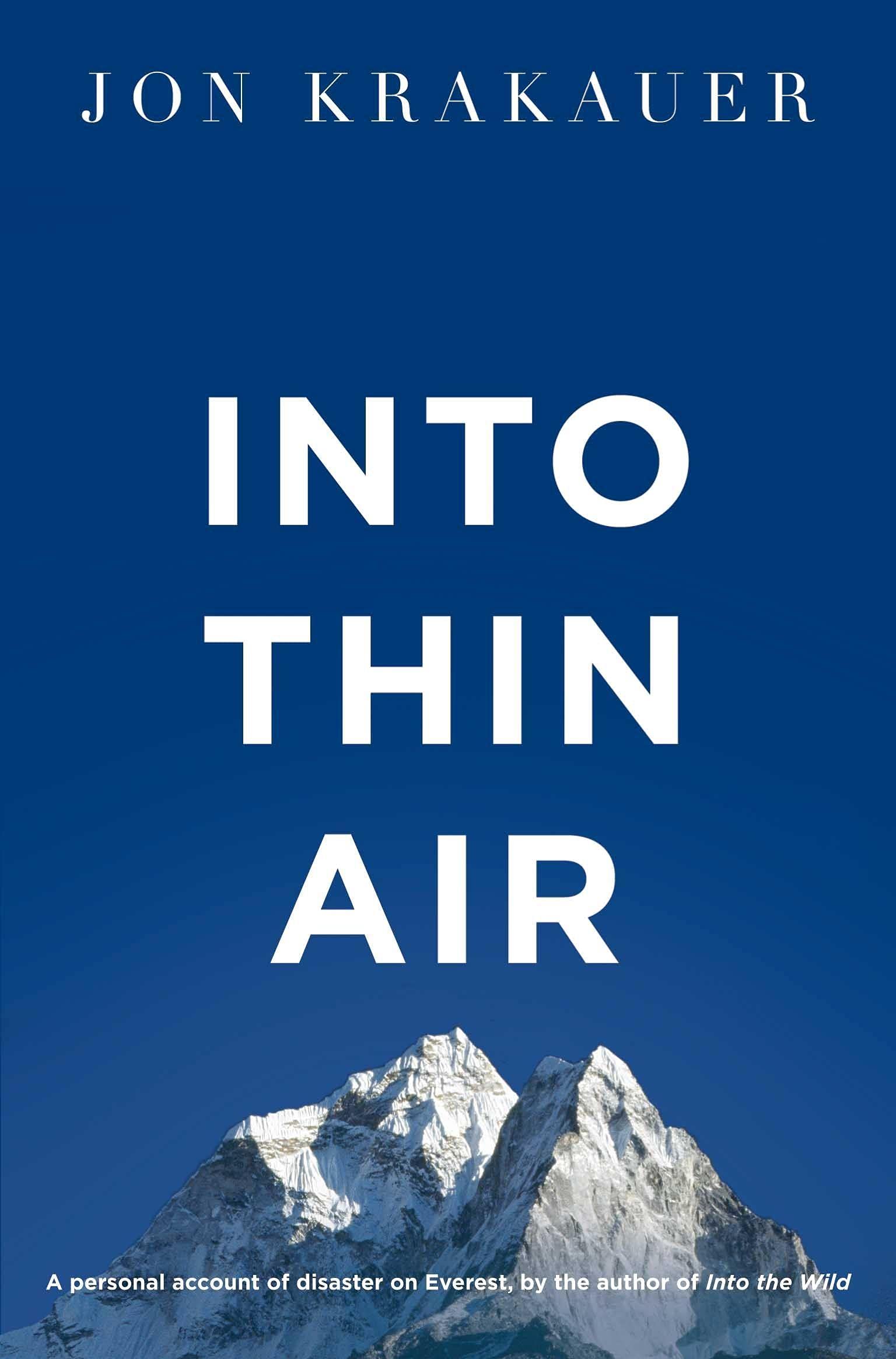 Into Thin Air : A Personal Account of the Everest Disaster by Jon Krakauer Paperback - Lets Buy Books