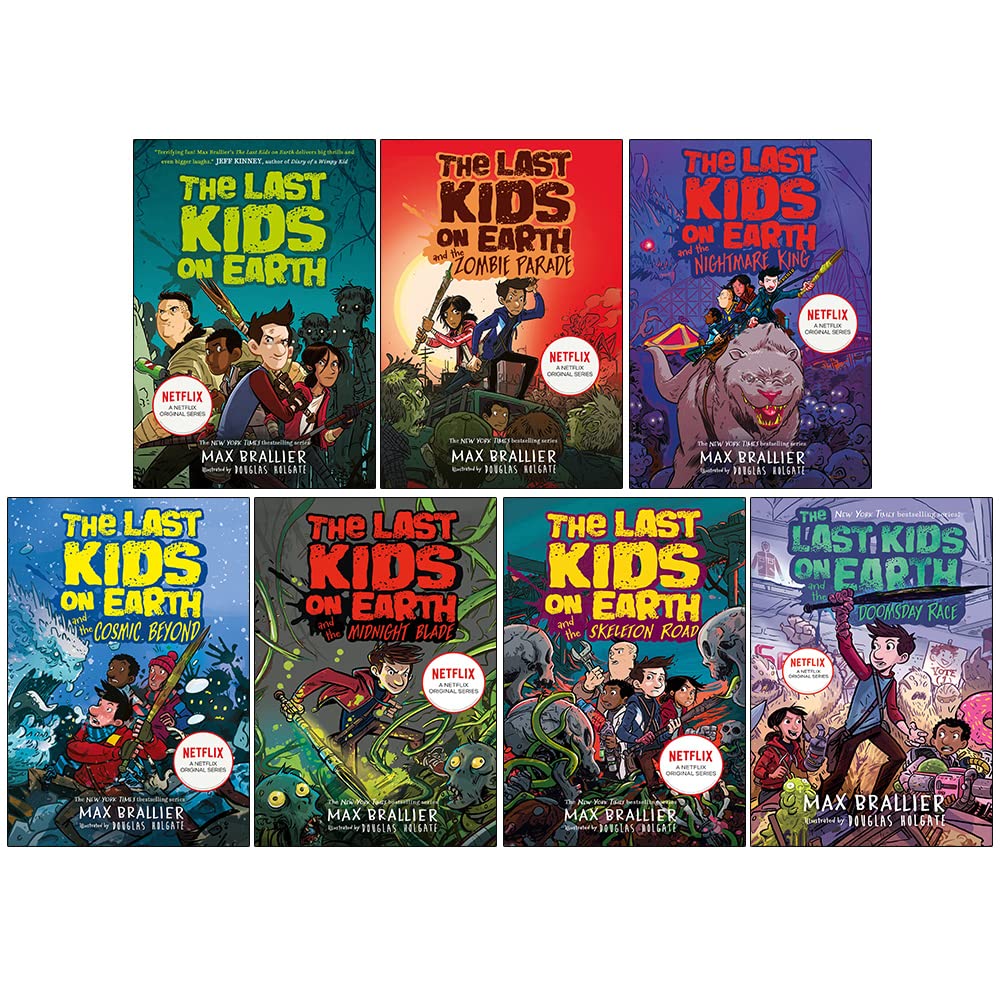 The Last Kids On Earth Series Books ( 1-7 ) Collection Set By Max Brallier Paperback - Lets Buy Books