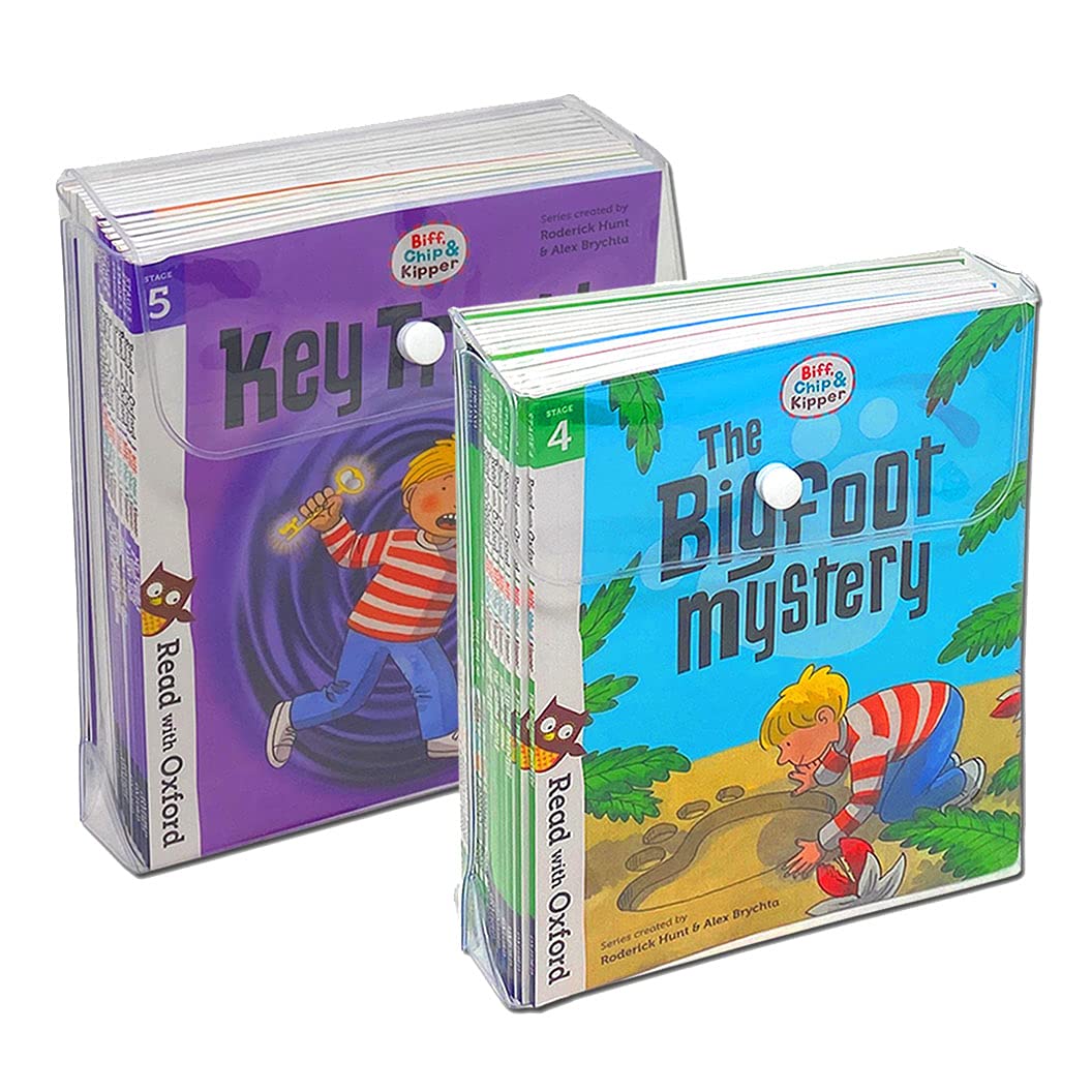Biff, Chip and Kipper Stage 4 - 5 Read with Oxford: 5+: 32 Phonics Books Collection Set - Lets Buy Books