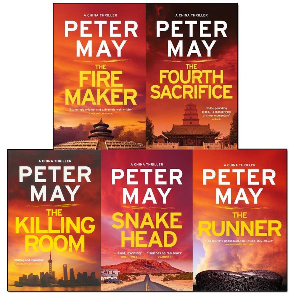 Peter May China Thrillers Collection 5 Books Set ( The Firemaker, Fourth Sacrifice ) - Lets Buy Books