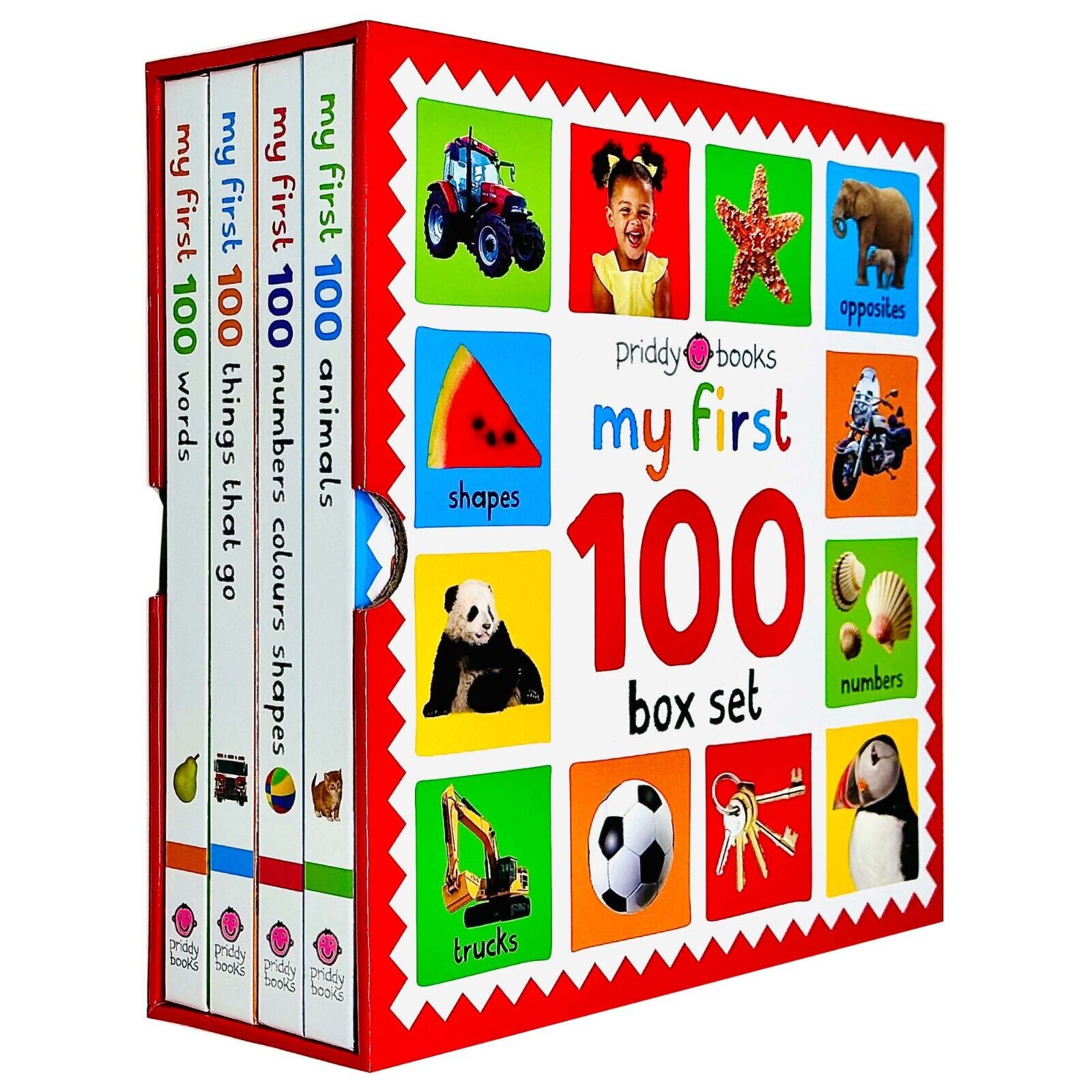 My First 100 Box Set 4 Books Collection (First 100 Words, Numbers Colors Shapes) - Lets Buy Books