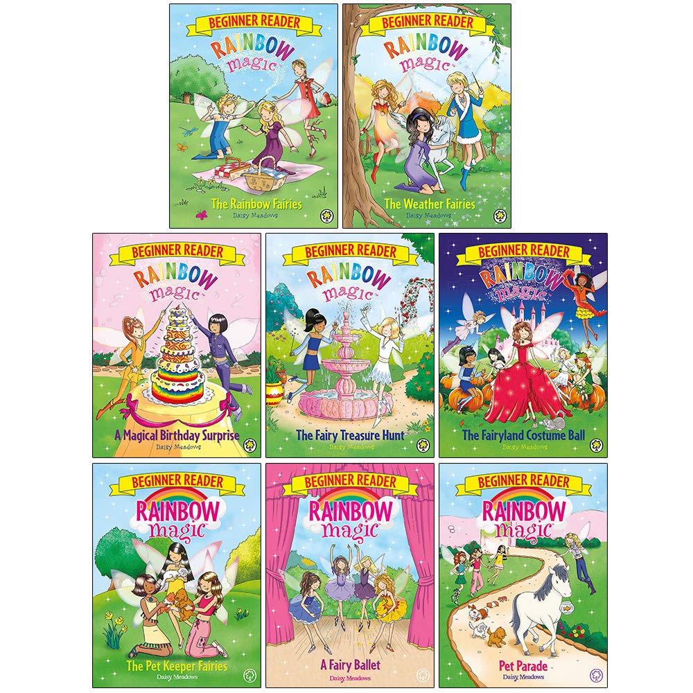 Rainbow Magic Beginner Readers 8 Books Collection Set by Daisy Meadows - Lets Buy Books