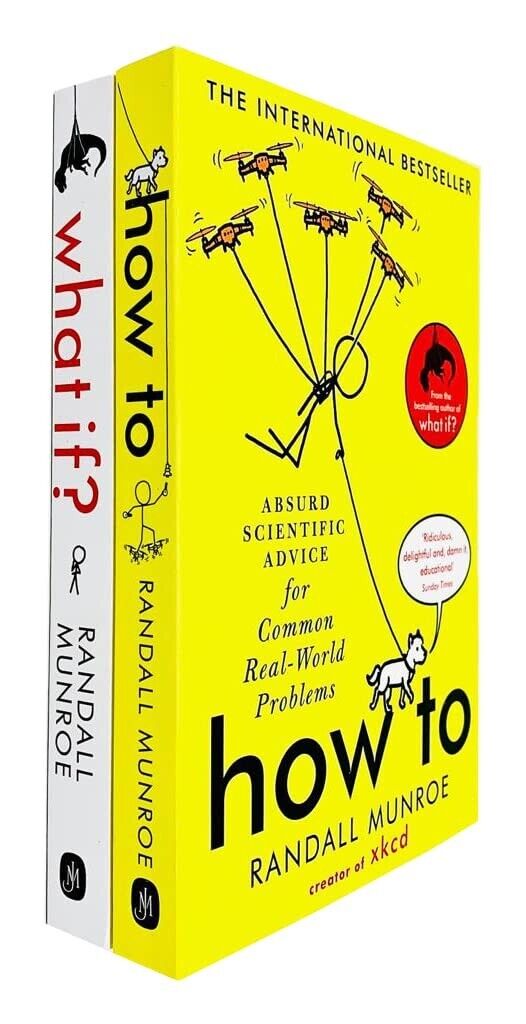 Randall Munroe 2 Books Collection Set (How To & What If?) - Lets Buy Books